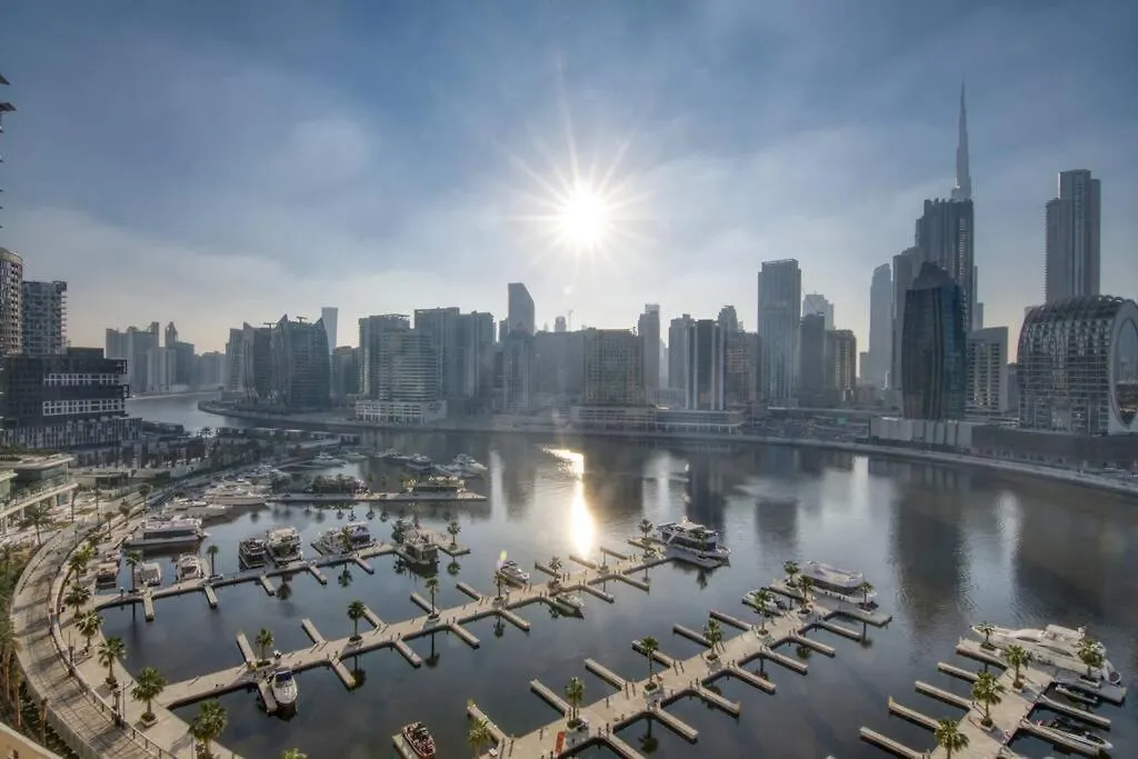 First Class 1Br Stylish With Burj Khalifa View 두바이 아파트